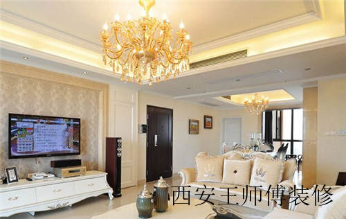 简欧风格客厅吊顶装修效果图 简约欧式吊顶设计要点