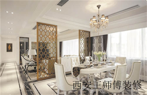 金属隔断装修效果图 打造金属质感的创意隔断设计