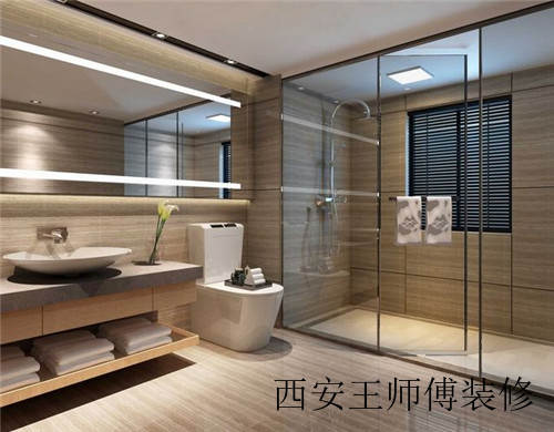 卫生间的隔断效果图 前卫的卫浴间隔断设计