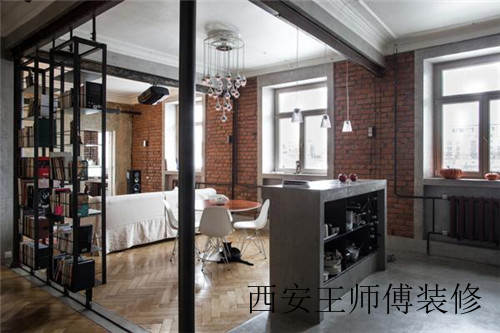 金属隔断装修效果图 打造金属质感的创意隔断设计