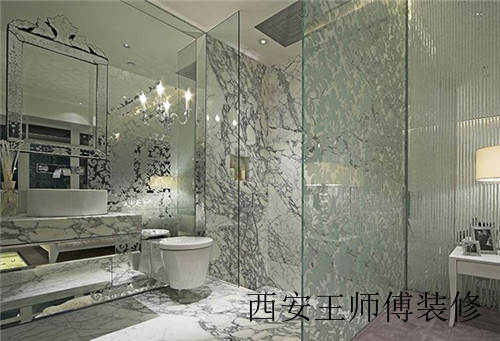卫生间的隔断效果图 前卫的卫浴间隔断设计