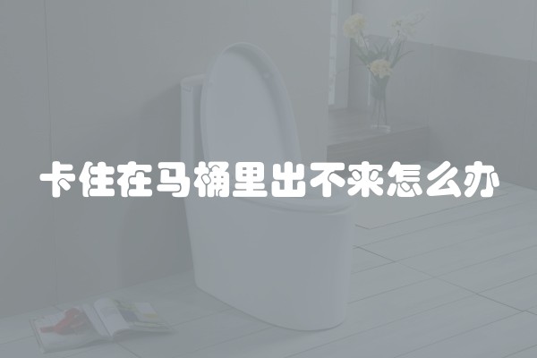 卡住在马桶里出不来怎么办