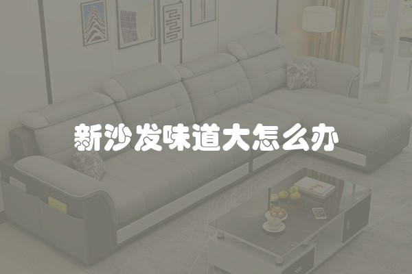 新沙发味道大怎么办