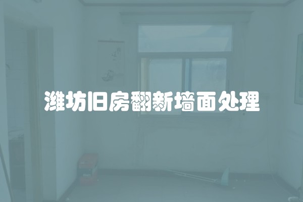 潍坊旧房翻新墙面处理