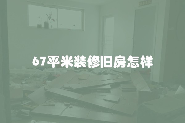 67平米装修旧房怎样