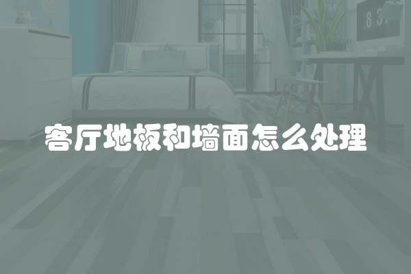 客厅地板和墙面怎么处理