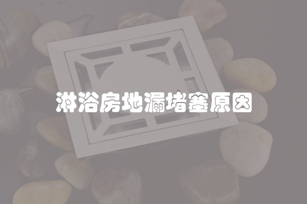 淋浴房地漏堵塞原因
