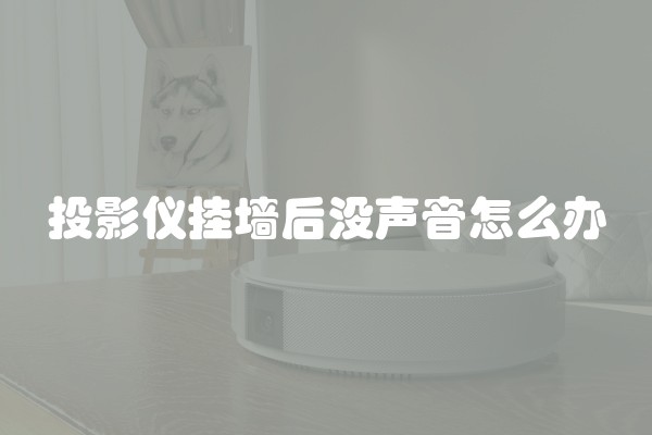 投影仪挂墙后没声音怎么办