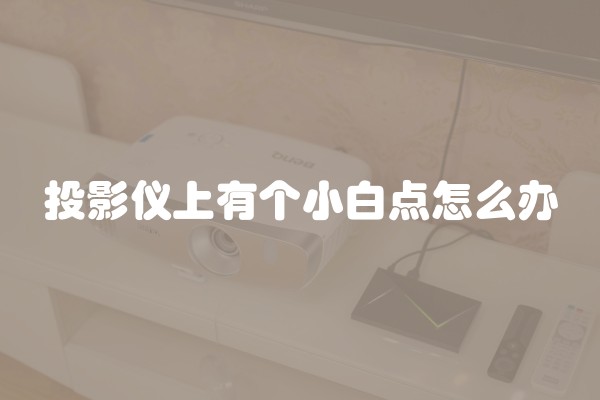 投影仪上有个小白点怎么办