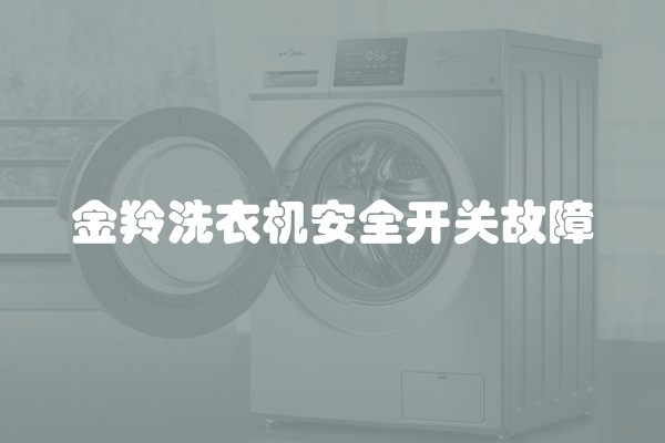 金羚洗衣机安全开关故障
