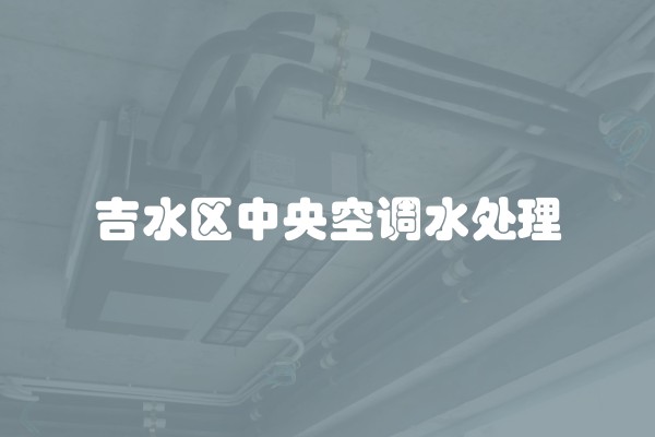 吉水区中央空调水处理