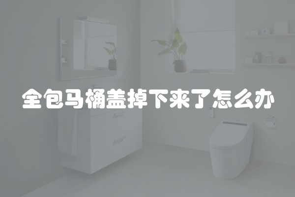 全包马桶盖掉下来了怎么办