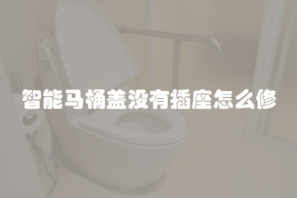 智能马桶盖没有插座怎么修
