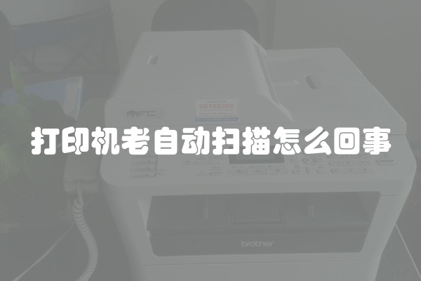 打印机老自动扫描怎么回事
