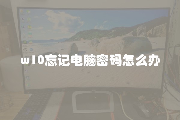 w10忘记电脑密码怎么办