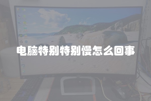 电脑特别特别慢怎么回事