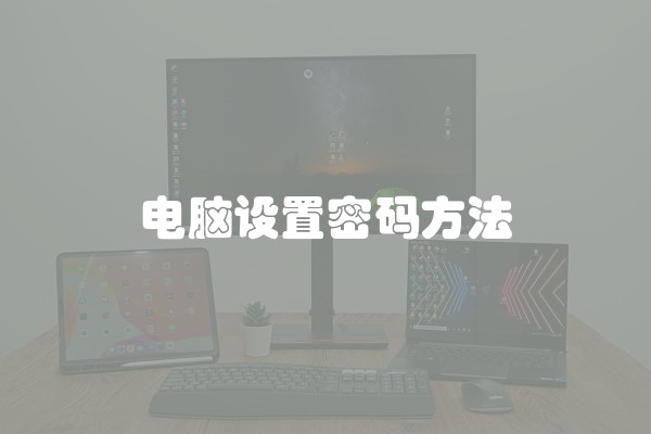 电脑设置密码方法