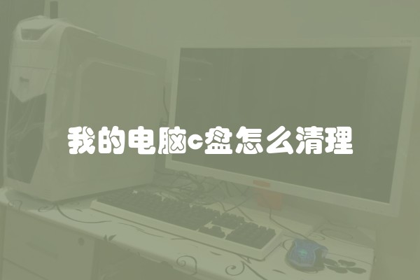 我的电脑c盘怎么清理