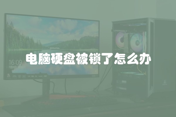 电脑硬盘被锁了怎么办