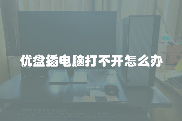 优盘插电脑打不开怎么办