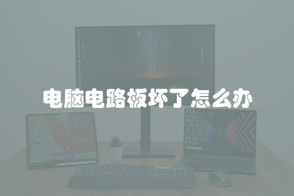 电脑电路板坏了怎么办