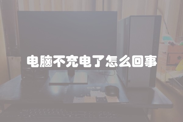 电脑不充电了怎么回事