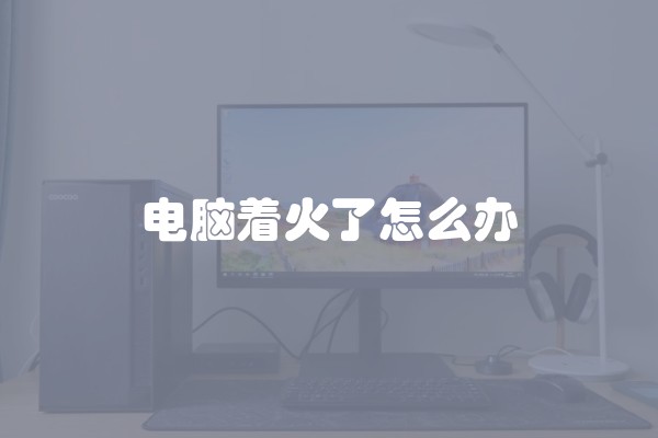 电脑着火了怎么办