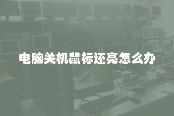 电脑关机鼠标还亮怎么办