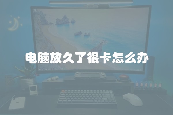 电脑放久了很卡怎么办