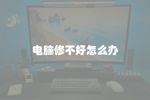 电脑修不好怎么办