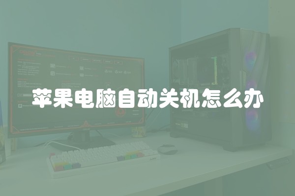 苹果电脑自动关机怎么办