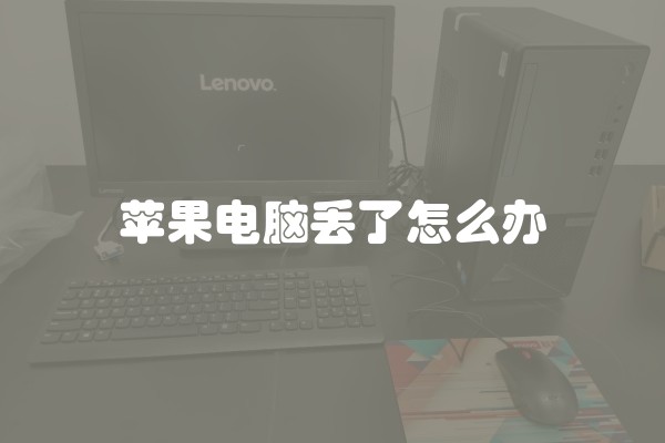苹果电脑丢了怎么办