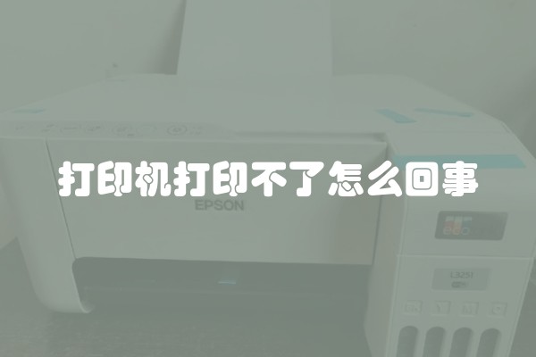 打印机打印不了怎么回事