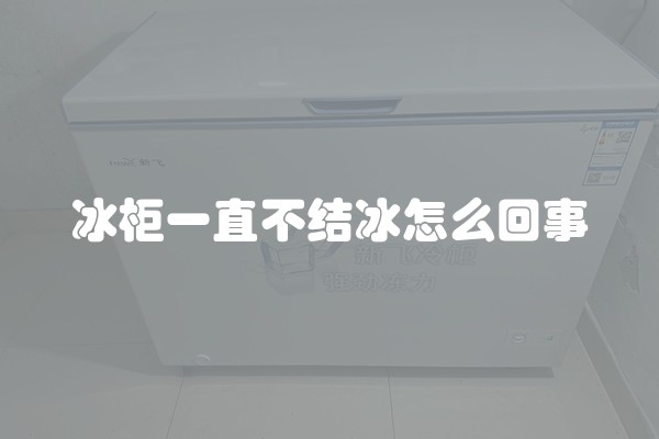冰柜一直不结冰怎么回事