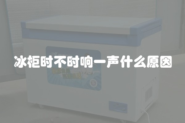 冰柜时不时响一声什么原因