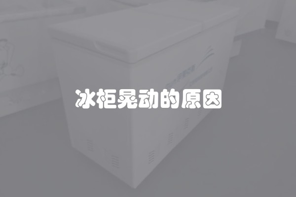 冰柜晃动的原因