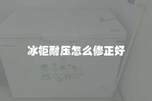 冰柜耐压怎么修正好