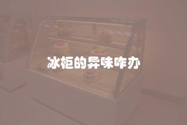 冰柜的异味咋办