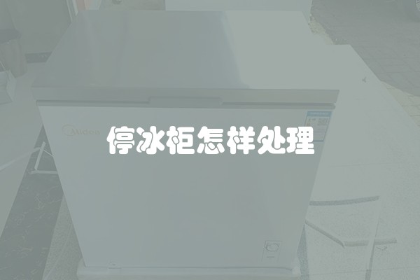 停冰柜怎样处理