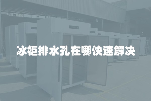 冰柜排水孔在哪快速解决