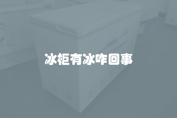 冰柜有冰咋回事