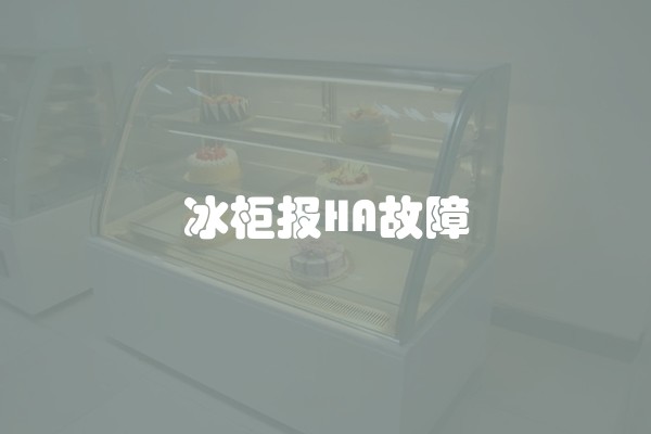 冰柜报HA故障