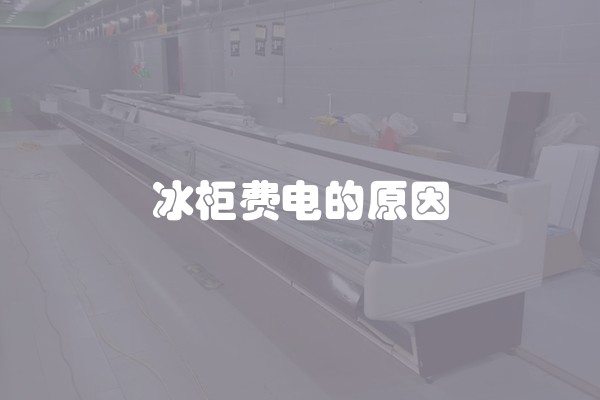 冰柜费电的原因