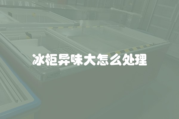 冰柜异味大怎么处理