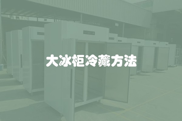 大冰柜冷藏方法