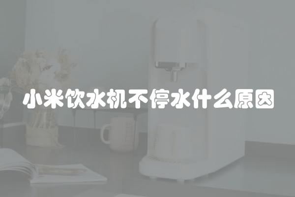 小米饮水机不停水什么原因