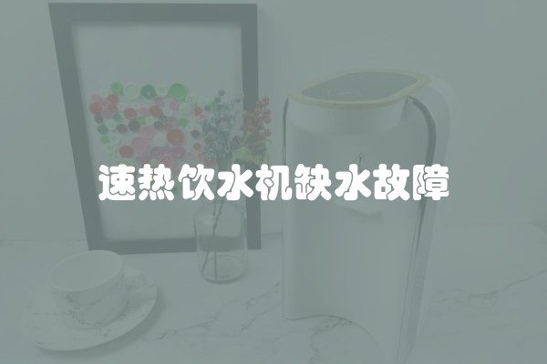 速热饮水机缺水故障