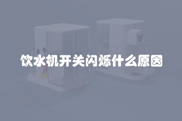 饮水机开关闪烁什么原因