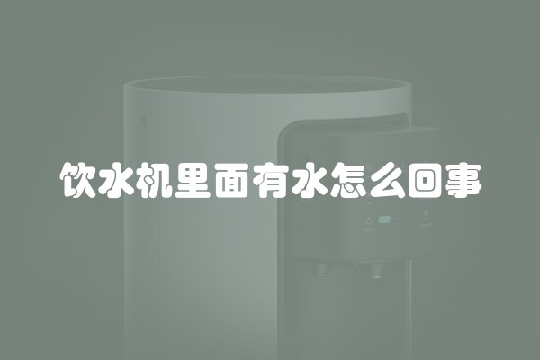 饮水机里面有水怎么回事
