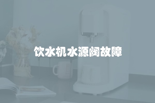 饮水机水源阀故障